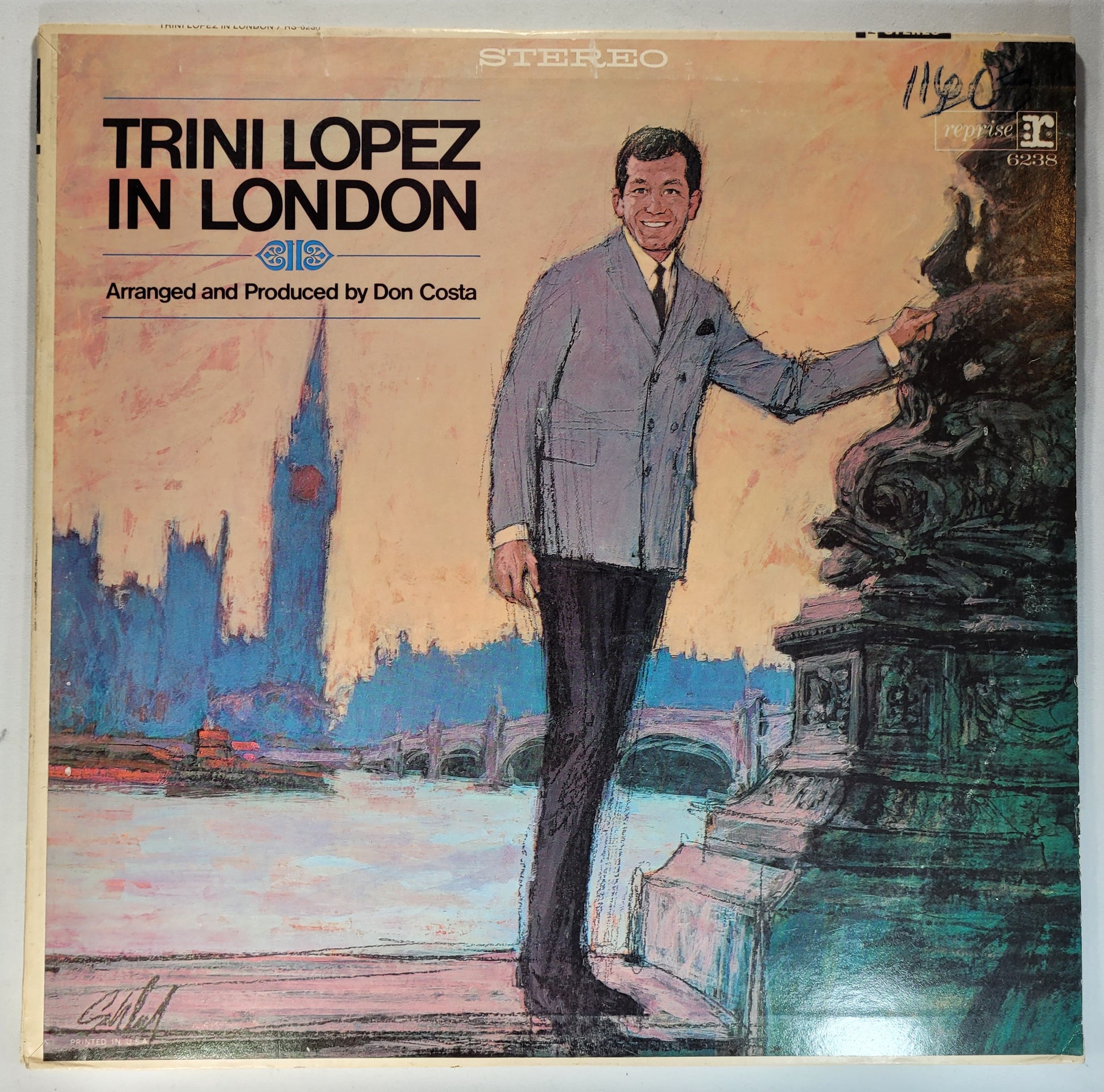 Trini Lopez - Trini Lopez in London [1967 Used Vinyl Record LP]