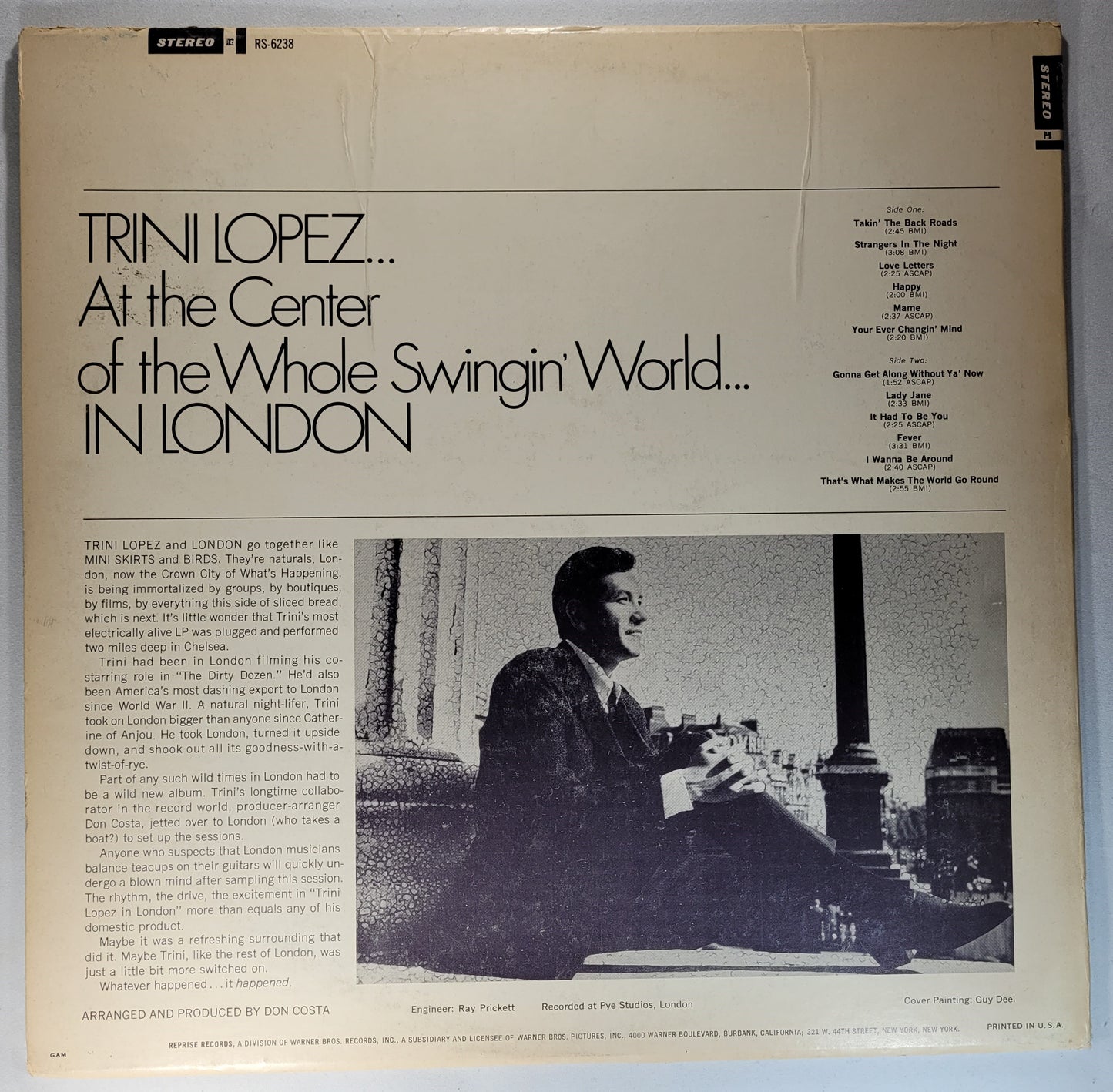 Trini Lopez - Trini Lopez in London [1967 Used Vinyl Record LP]