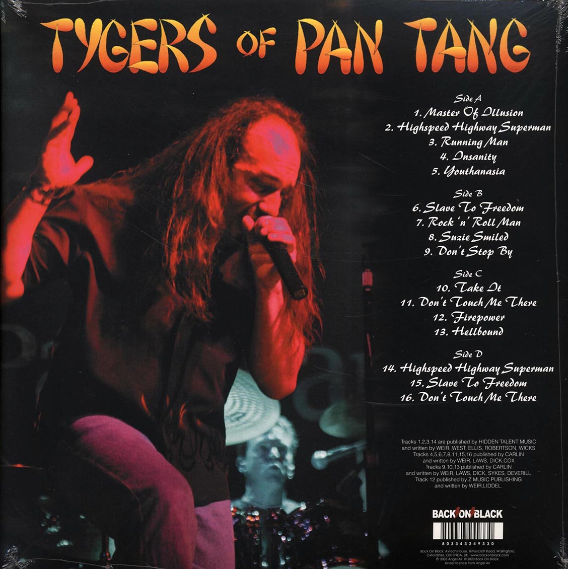 Tygers of Pan Tang - Leg of the Boot - Live in Holland [2020 Reissue] [New Double Vinyl Record LP]