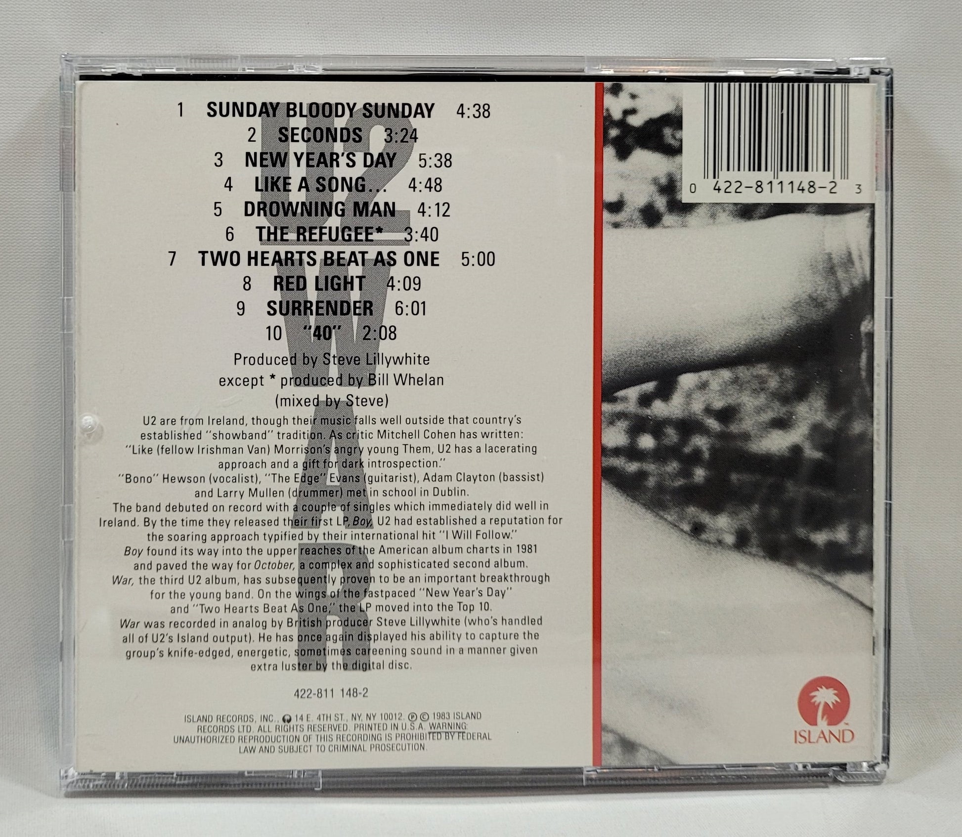 U2 - War [1990 Reissue] [Used CD]