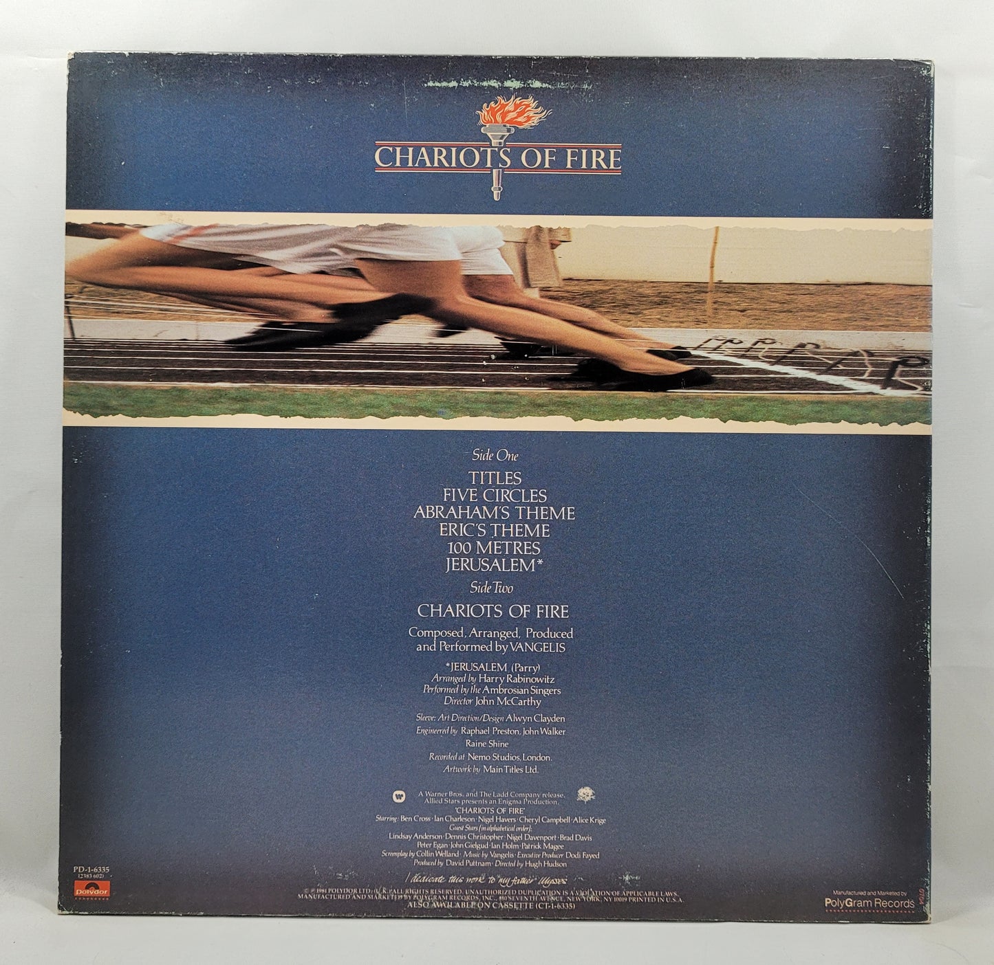 Vangelis - Chariots of Fire [1981 Compton Pressing] [Used Vinyl Record LP] [B]