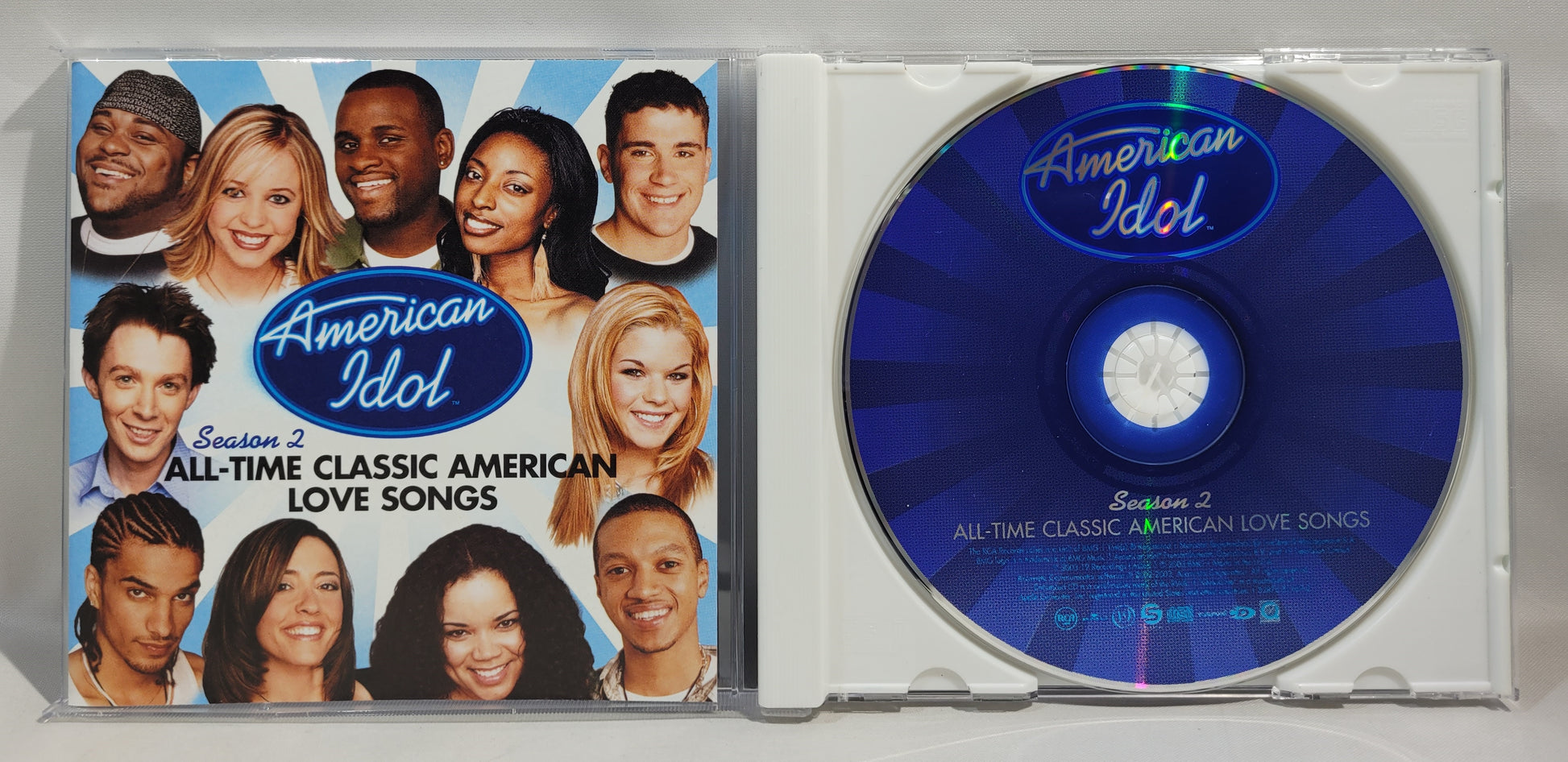 Various - American Idol Season 2: All-Time Classic American Love Songs [2003 Used CD]