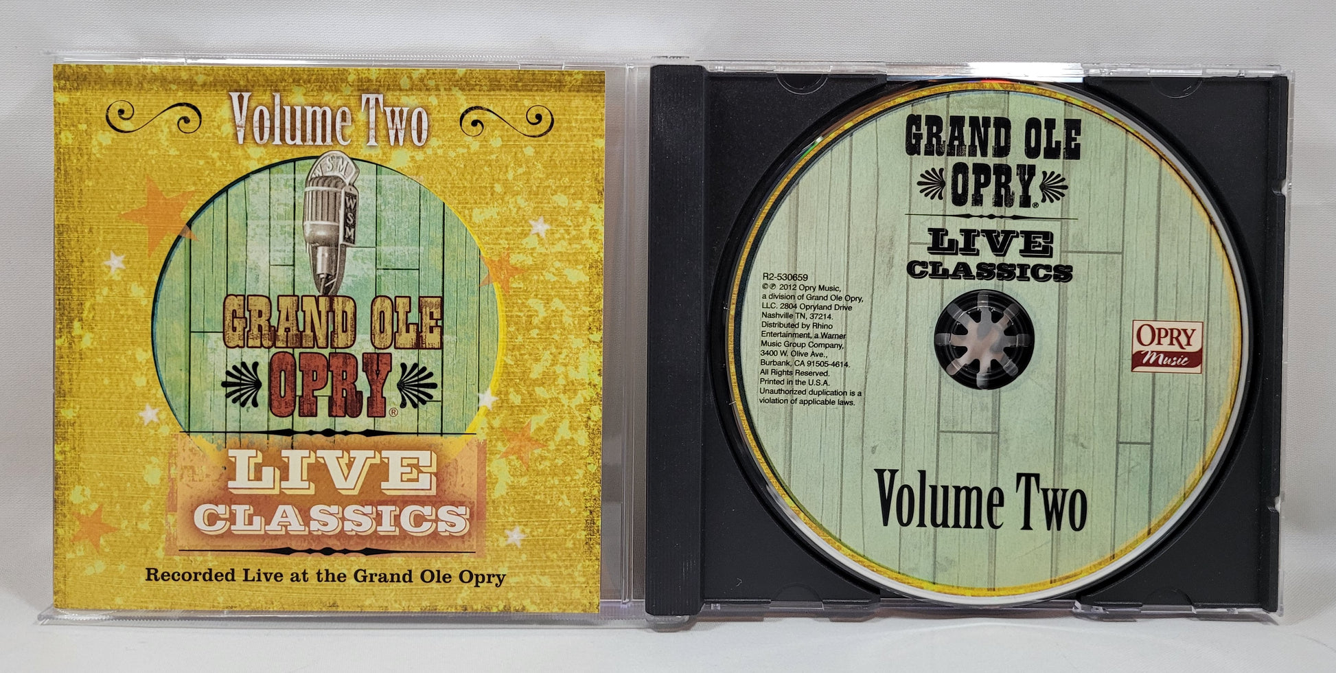 Various - Grand Ole Opry Live Classics - Volume Two [2012 Compilation] [Used CD]