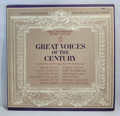 Various - Great Voices of the Century [1964 Compilation] [Used Vinyl Record LP]