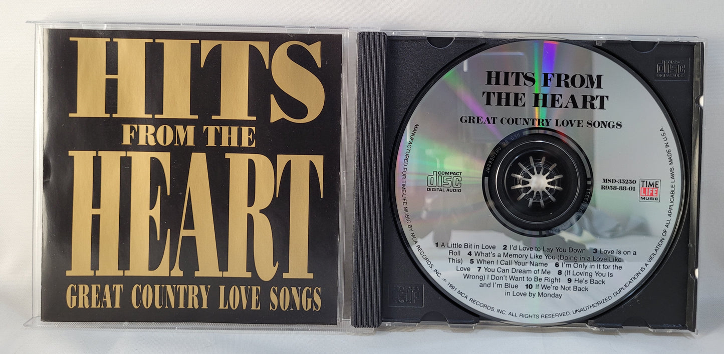 Various - Hits From the Heart (Great Country Love Songs) [1991 Used CD]