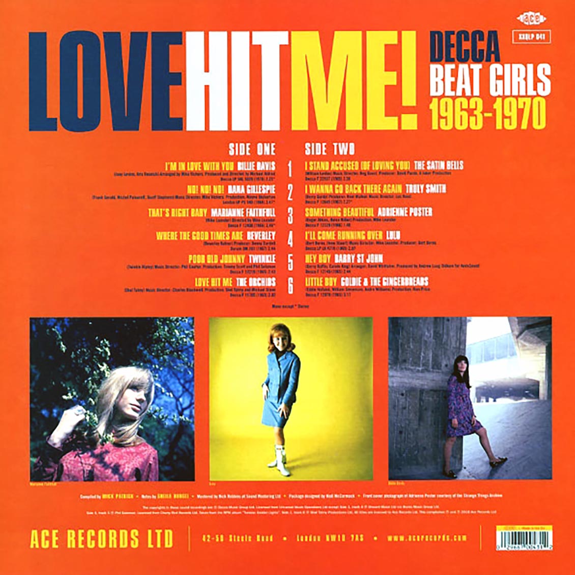 Various - Love Hit Me! Decca Beat Girls 1963-1970 [2016 Compilation 180G Yellow] [New Vinyl Record LP]