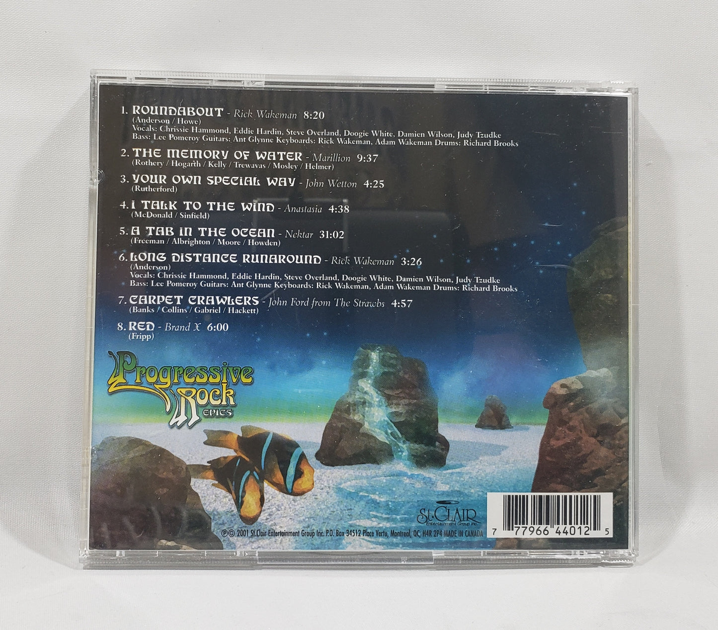 Various - Progressive Rock Epics [2001 Compilation] [Used CD]