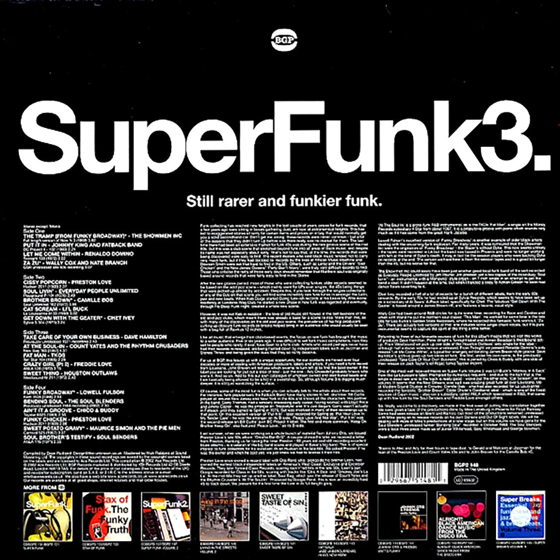 Various - SuperFunk3. [2002 Compilation] [New Double Vinyl Record LP]