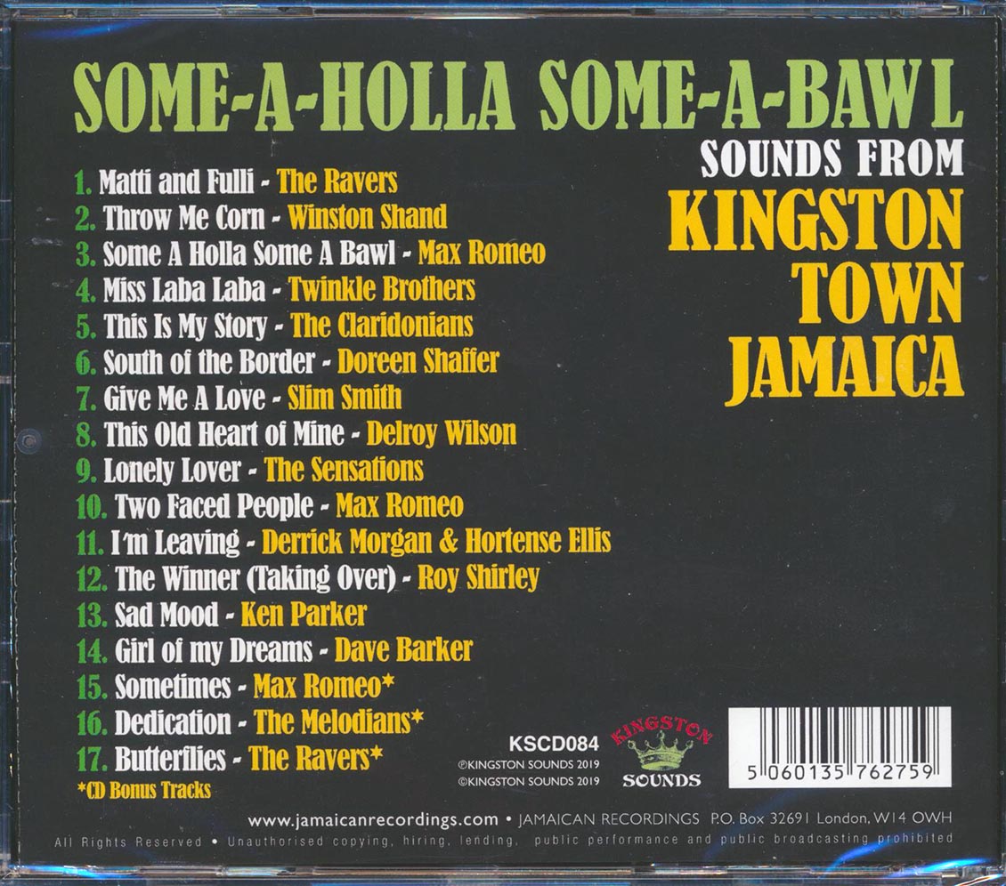 Various - Some-A-Holla Some-A-Bawl Sounds [2019 Compilation] [New CD]