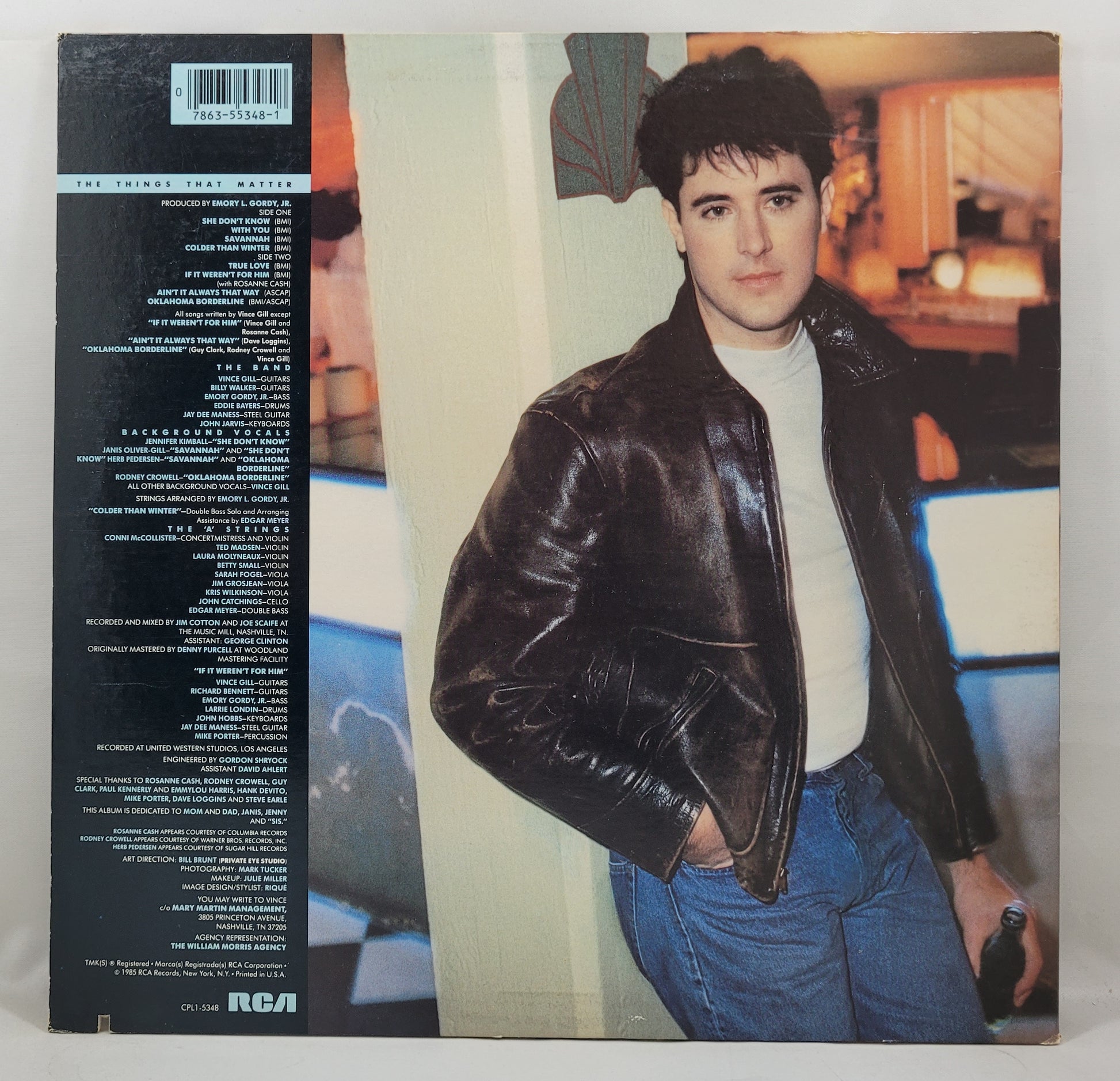 Vince Gill - The Things That Matter [1985 Used Vinyl Record LP]