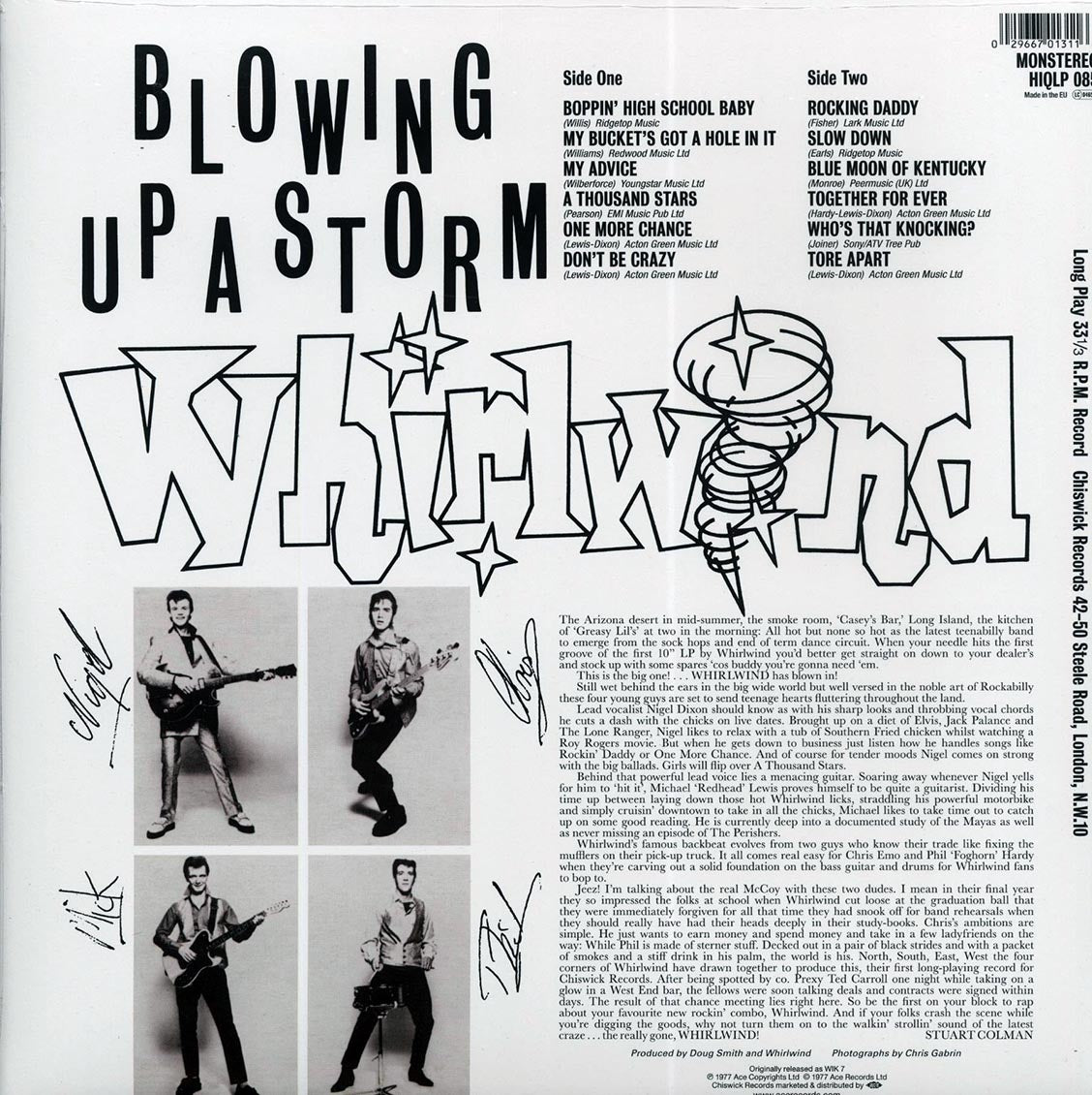 Whirlwind - Blowing Up a Storm [2021 Reissue 180G Yellow] [New Vinyl Reocrd LP]