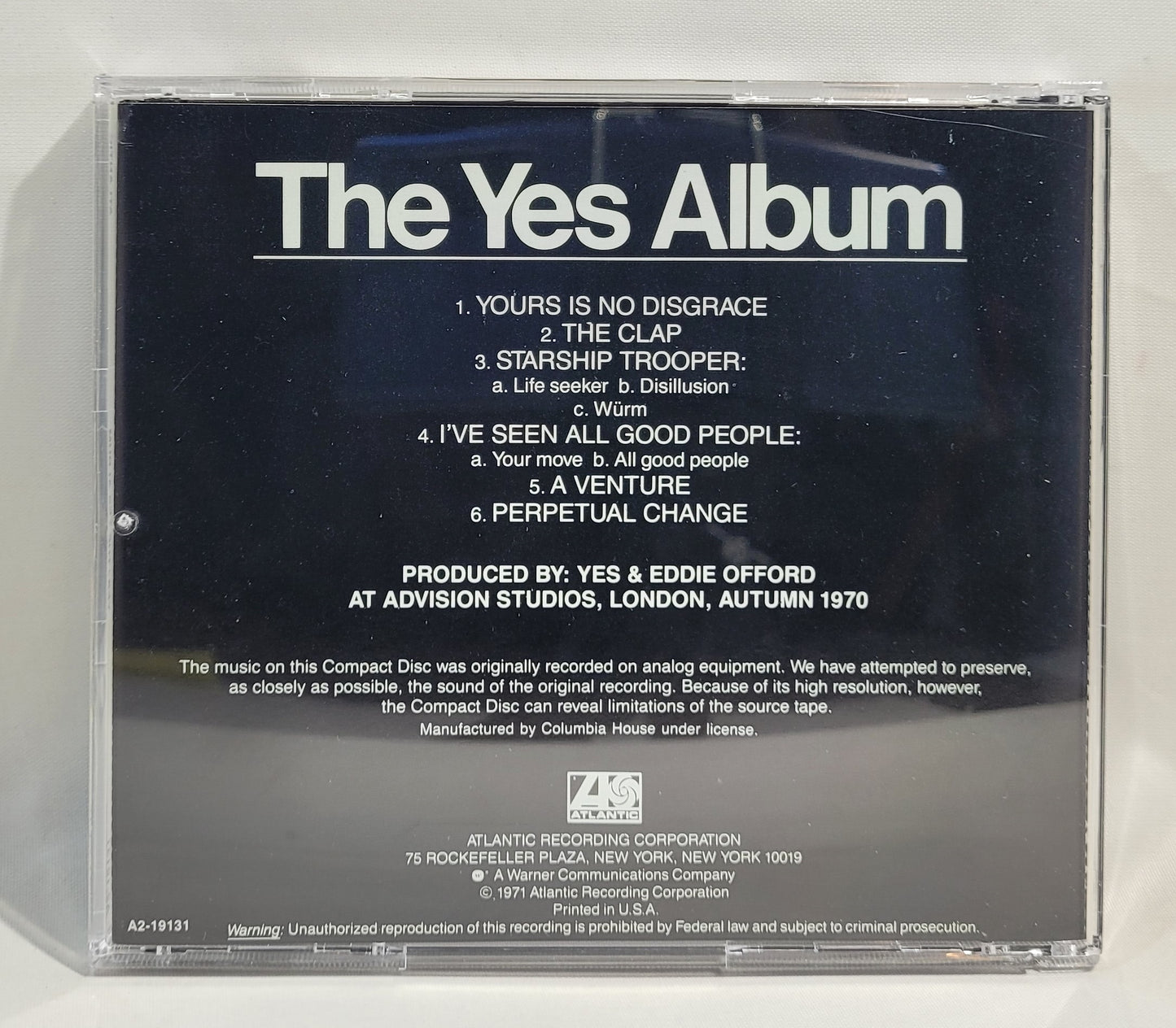 Yes - The Yes Album [CD] [B]