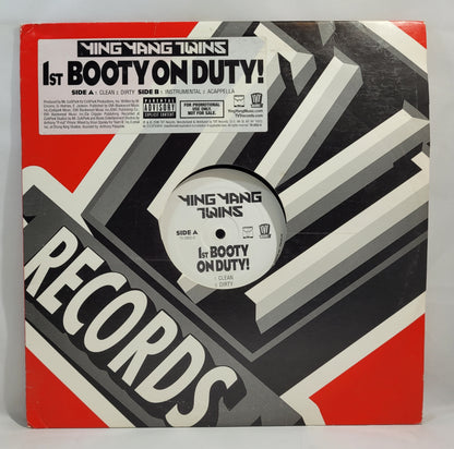 Ying Yang Twins - 1st Booty on Duty! [2006 Promo] [Used Vinyl Record 12" Single]