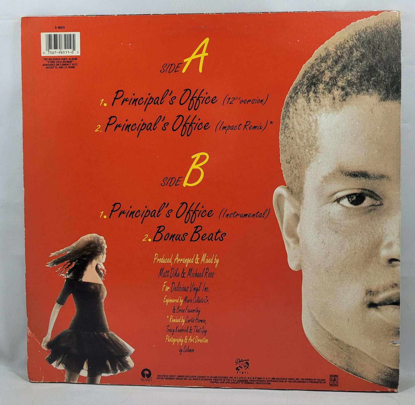 Young M.C. - Principal's Office [1989 Used Vinyl Record 12" Single]
