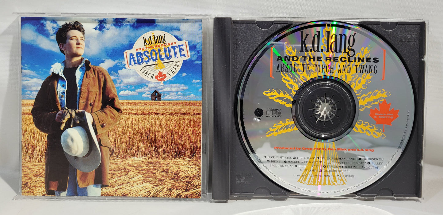 k.d. lang and The Reclines - Absolute Torch and Twang [1989 Used CD]