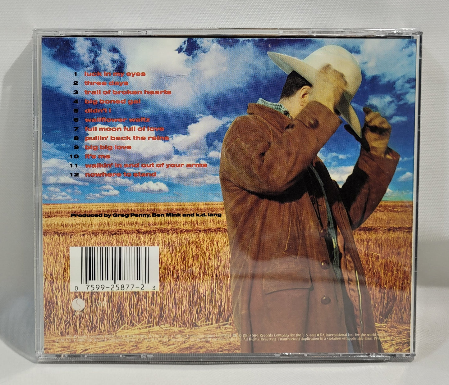 k.d. lang and The Reclines - Absolute Torch and Twang [1989 Used CD]